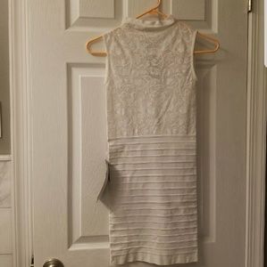 White bebe dress